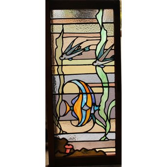 熱帯魚ステンドグラス引戸　GD797