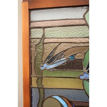 熱帯魚ステンドグラス引戸　GD797 