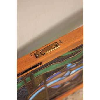 熱帯魚ステンドグラス引戸　GD797 