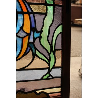 熱帯魚ステンドグラス引戸　GD797 