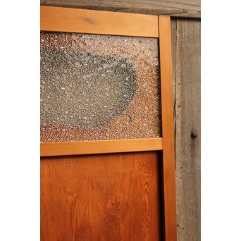 屋久杉系上杉一枚板雪隠戸/白目　GD804 