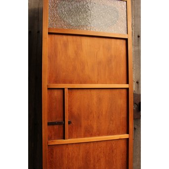 屋久杉系上杉一枚板雪隠戸/白目　GD804 