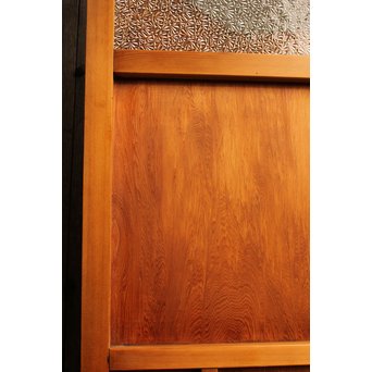 屋久杉系上杉一枚板雪隠戸/白目　GD804 