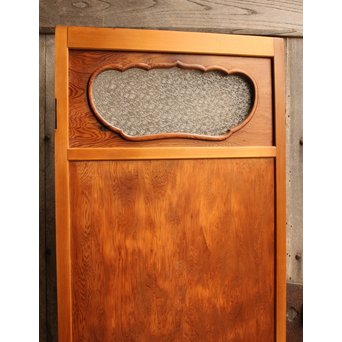 屋久杉系上杉一枚板雪隠戸/白目　GD804 