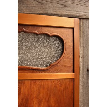 屋久杉系上杉一枚板雪隠戸/白目　GD804 