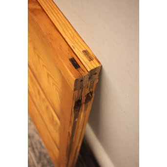 黄色と緑の色ガラス戸　2枚1組　GD812 