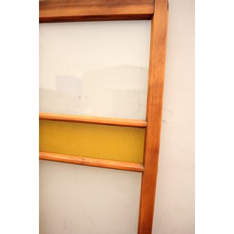 黄色と緑の色ガラス戸　2枚1組　GD812 