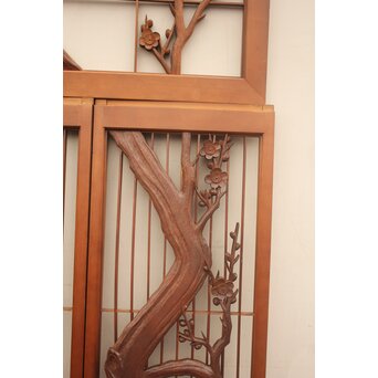 松竹梅書院欄間5枚1組　R1569 