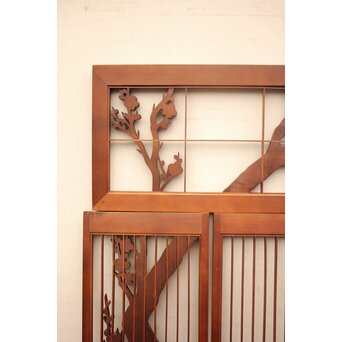 松竹梅書院欄間5枚1組　R1569 