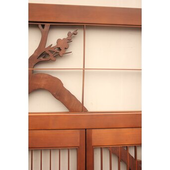 松竹梅書院欄間5枚1組　R1569 