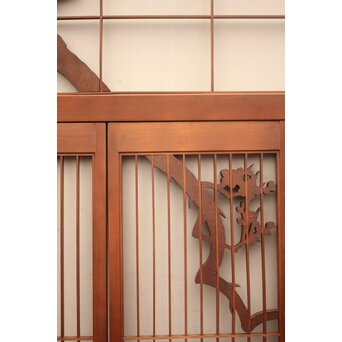 松竹梅書院欄間5枚1組　R1569 