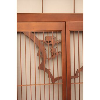 松竹梅書院欄間5枚1組　R1569 