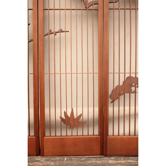 松竹梅書院欄間5枚1組　R1569 