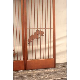 松竹梅書院欄間5枚1組　R1569 