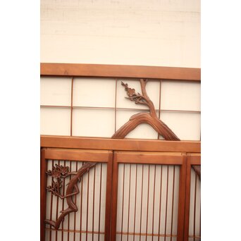 松竹梅書院欄間5枚1組　R1569 