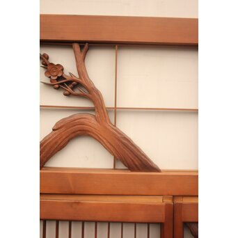 松竹梅書院欄間5枚1組　R1569 