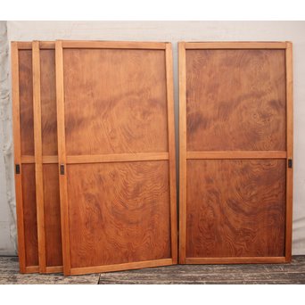 杉一枚板の建具　4枚1組　B758 