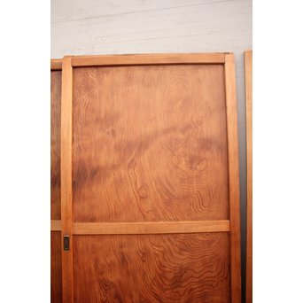 杉一枚板の建具　4枚1組　B758 