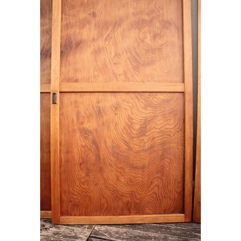 杉一枚板の建具　4枚1組　B758 