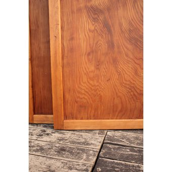 杉一枚板の建具　4枚1組　B758 