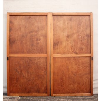 杉一枚板の建具　4枚1組　B758 