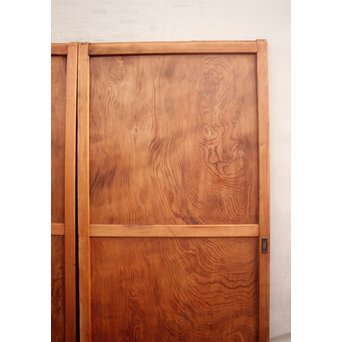 杉一枚板の建具　4枚1組　B758 