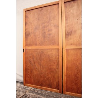 杉一枚板の建具　4枚1組　B758 