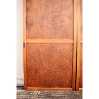 杉一枚板の建具　4枚1組　B758 