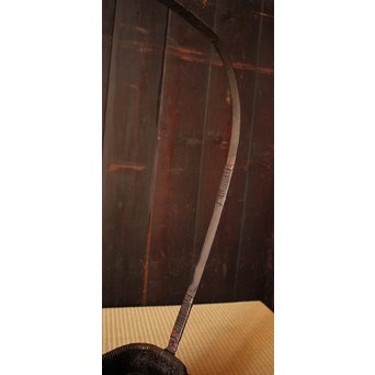 和田菁竺銘　竹工芸唐物写竹花籠　S2214 