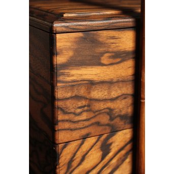 黒柿玉杢上質提重箱　S2501 