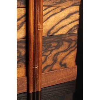 黒柿玉杢上質提重箱　S2501 