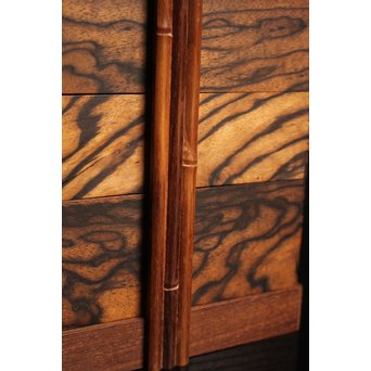 黒柿玉杢上質提重箱　S2501 