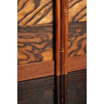 黒柿玉杢上質提重箱　S2501 