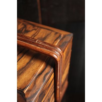 黒柿玉杢上質提重箱　S2501 