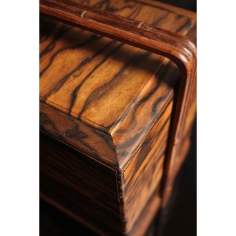 黒柿玉杢上質提重箱　S2501 