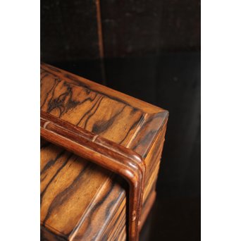 黒柿玉杢上質提重箱　S2501 