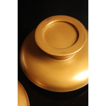 光琳蒔絵風天目台/茶托　2個1組　S2513 