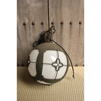 銅巻尽くし球体照明/電笠　A1426Y 