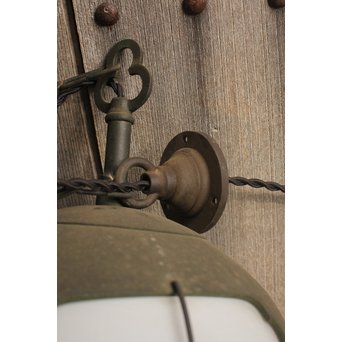 銅巻尽くし球体照明/電笠　A1426Y 