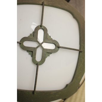 銅巻尽くし球体照明/電笠　A1426Y 