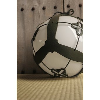 銅巻尽くし球体照明/電笠　A1426Y 