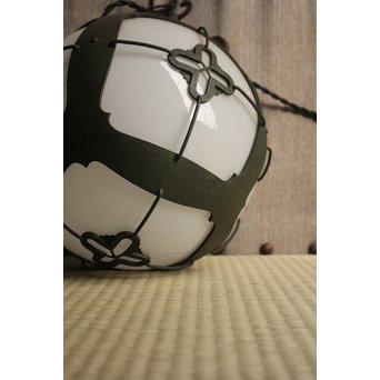 銅巻尽くし球体照明/電笠　A1426Y 