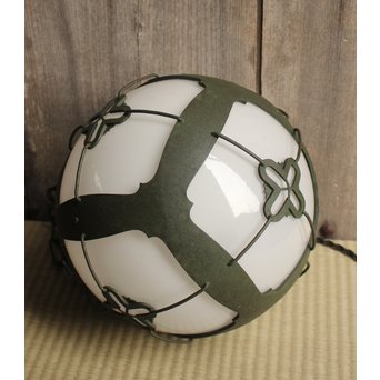 銅巻尽くし球体照明/電笠　A1426Y 