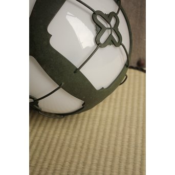 銅巻尽くし球体照明/電笠　A1426Y 