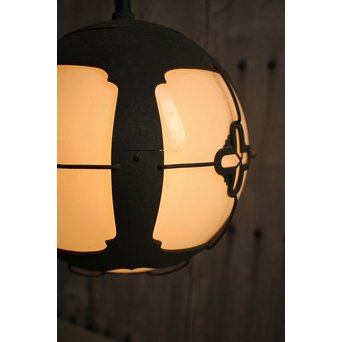 銅巻尽くし球体照明/電笠　A1426Y 