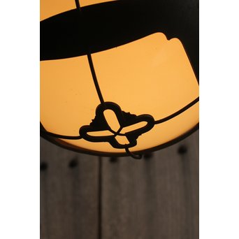 銅巻尽くし球体照明/電笠　A1426Y 