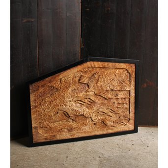 屋久杉系良杉の彫刻　J2207