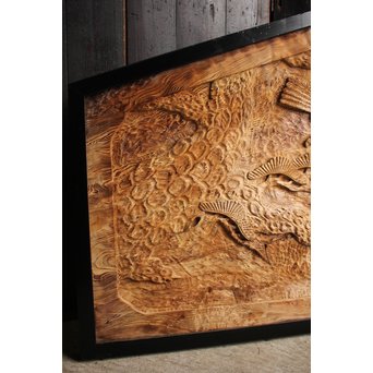 屋久杉系良杉の彫刻　J2207 