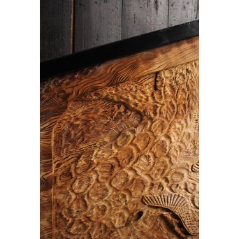 屋久杉系良杉の彫刻　J2207 