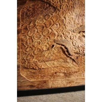 屋久杉系良杉の彫刻　J2207 